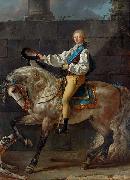 Jacques-Louis David Equestrian portrait of Stanislaw Kostka Potocki oil painting